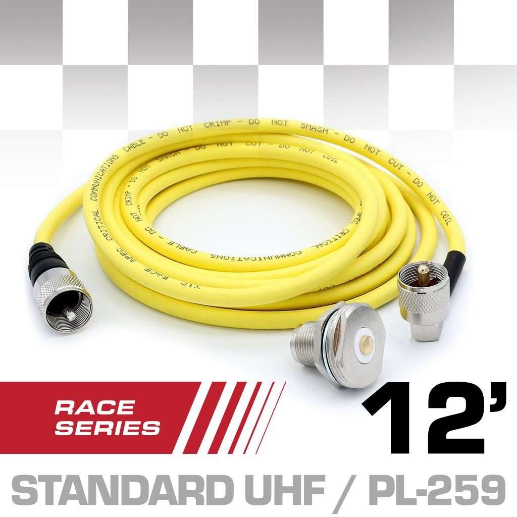 CRITICAL RACE 12' ANTENNA CABLE KIT W/ NMO BULKHEAD
