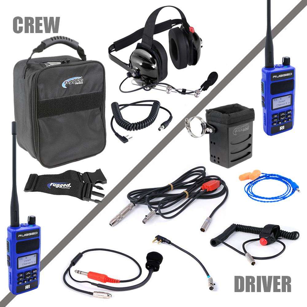 COMPLETE TEAM - NASCAR RACING SYSTEM W/ RUGGED R1 HANDHELD RADIOS