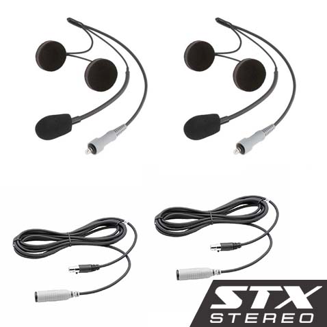 EXPAND TO 4 PLACE WITH STX STEREO ALPHA AUDIO HELMET KITS