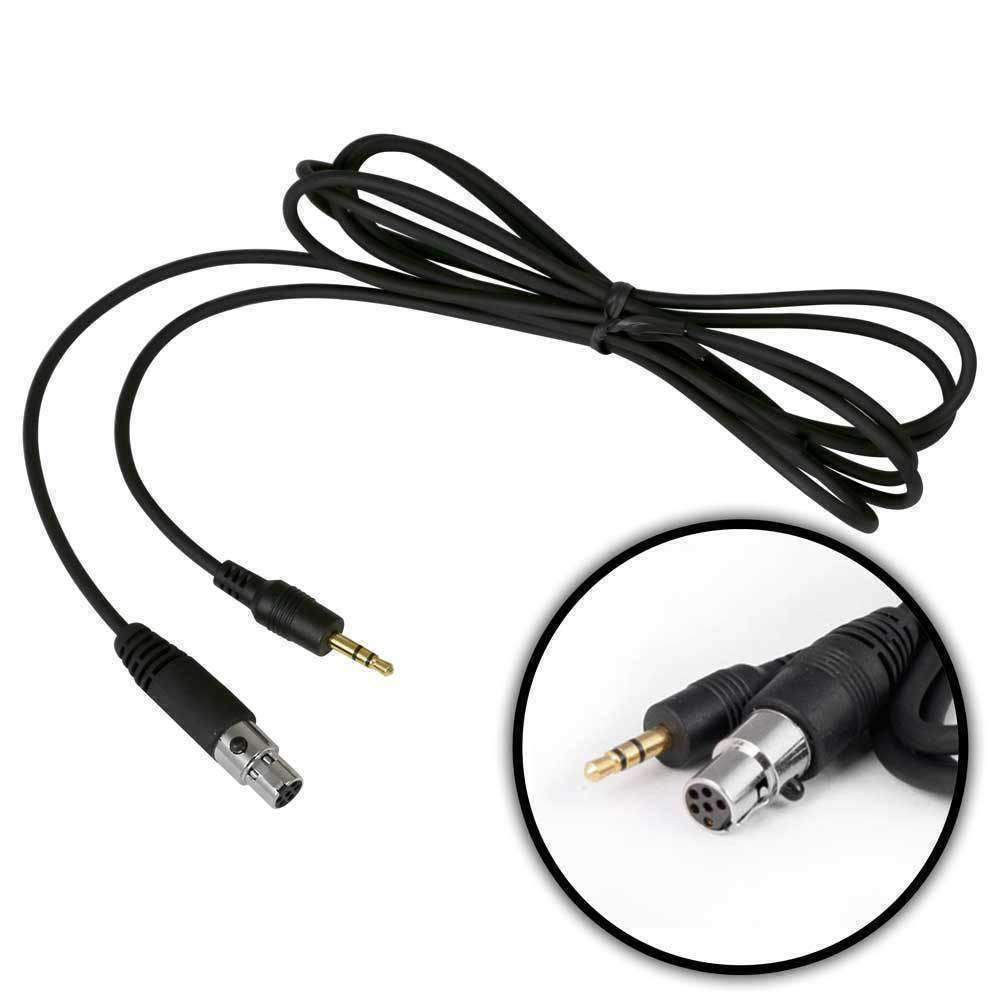 7' FOOT INTERCOM AUDIO RECORD CABLE FOR VIDEO & GOPRO CAMERAS