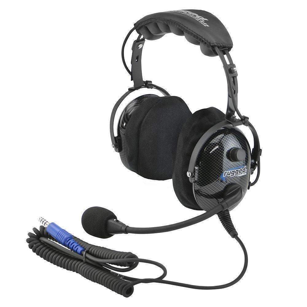 H22 ULTIMATE (OTH) OVER THE HEAD HEADSET WITH HARDWIRED OFFROAD PLUG - CARBON FIBER