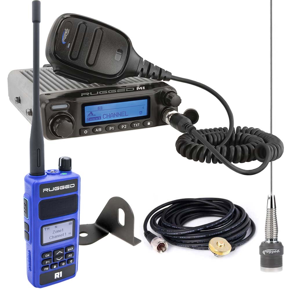 JEEP RADIO KIT - MOBILE RADIO WATERPROOF - VHF - ANALOG AND DIGITAL