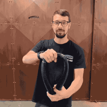 MAC-X EXPANDABLE FRESH AIR PUMPER HOSE WITH CUFFS