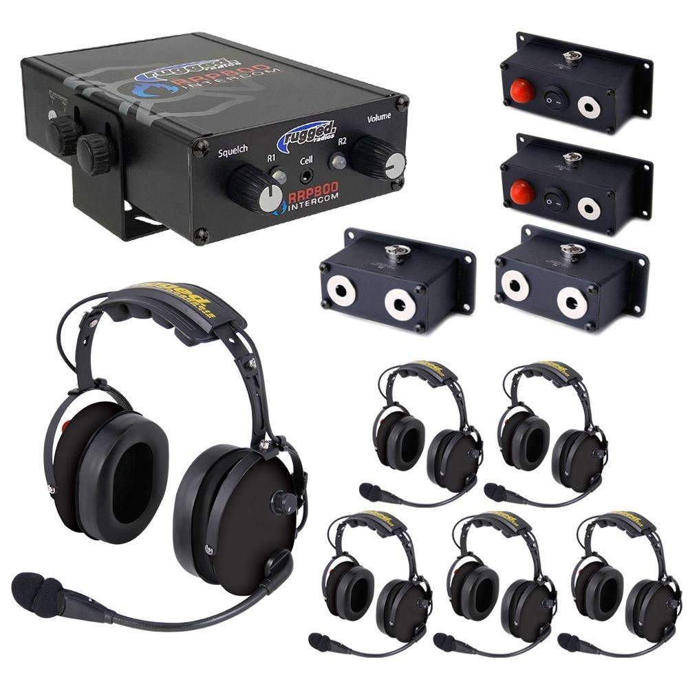 RRP800 FIRE & SAFETY DUAL RADIO INTERCOM 6 PLACE KIT