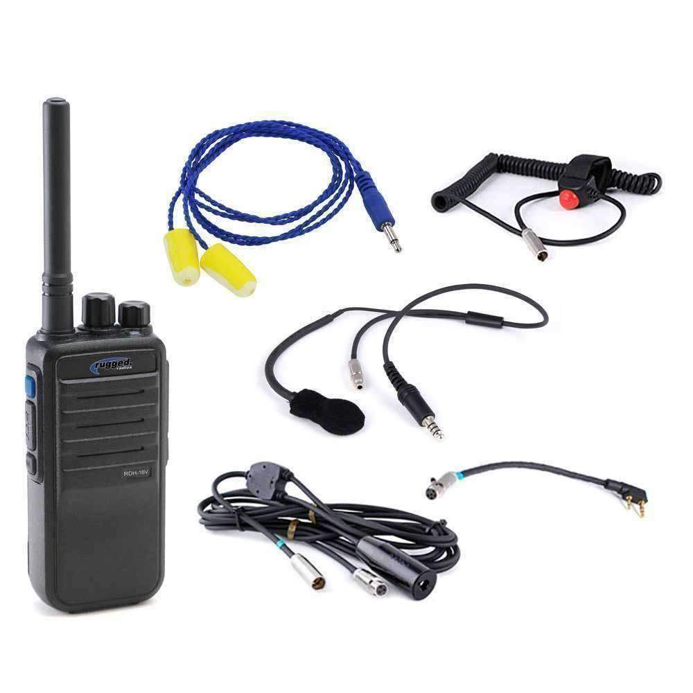 IMSA RACING SINGLE SEAT KIT WITH UHF RDH DIGITAL HANDHELD RADIO