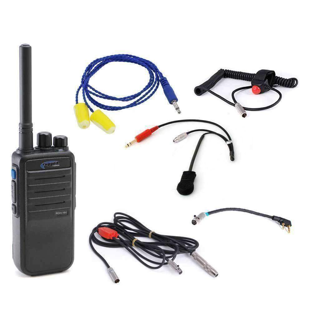 NASCAR RACING SINGLE SEAT KIT WITH RDH DIGITAL HANDHELD RADIO (UHF)