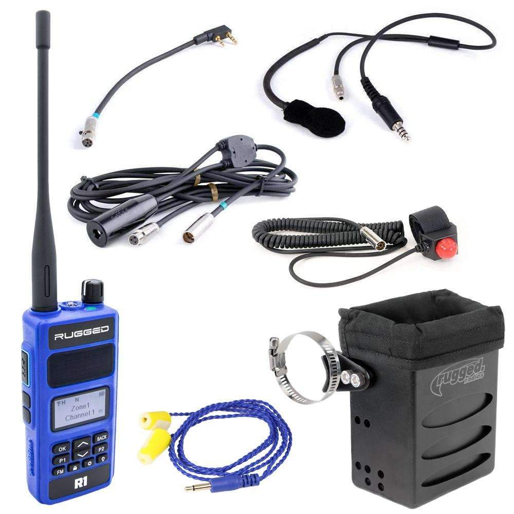 IMSA RACING SINGLE SEAT KIT WITH R1 DUAL BAND - ANALOG AND DIGITAL HANDHELD RADIO