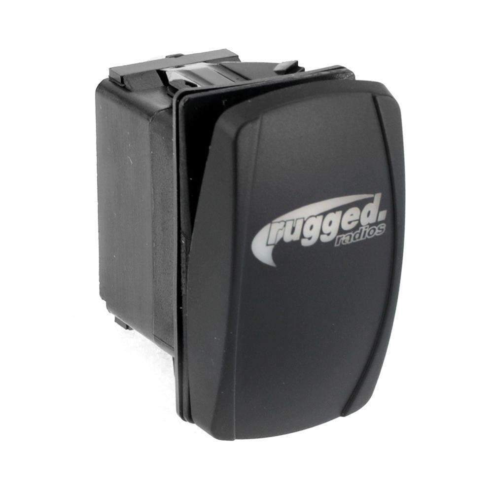WATERPROOF ROCKER SWITCH WITH RUGGED RADIOS LOGO