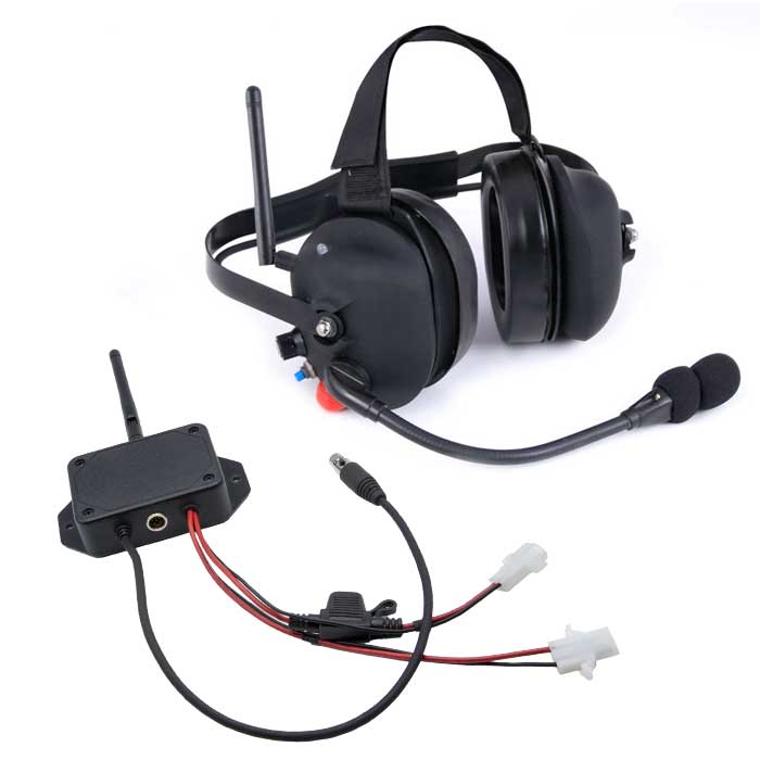 WIRELESS BEHIND THE HEAD (BTH) HEADSET CONVERSION TO RUGGED INTERCOMS (OFFROAD WIRED)