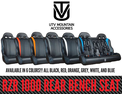 RZR 4 1000 2014-2021 & 900 2015-2021 Rear Bench Seat