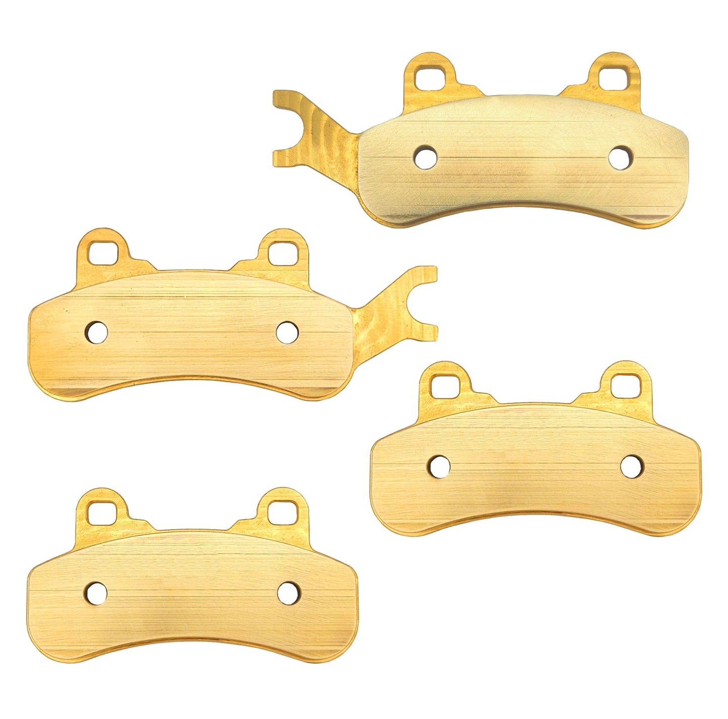 Can-Am Defender MAX HD7 HD8 HD9 HD10 6x6 & PRO 2017-2023 Front & Rear Brass Brake Pad Set