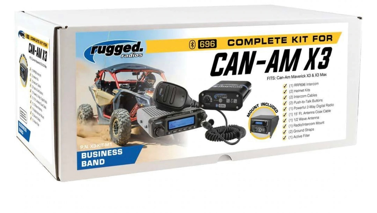 Can-Am X3 Complete UTV Communication Kit with Top Mount – Rocky Mountain  PowerSports