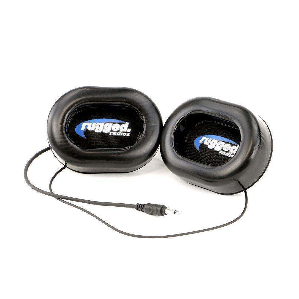 ALPHA AUDIO SPEAKER GEL EAR PODS WITH VELCRO MOUNTING & MONO 3.5MM CORD