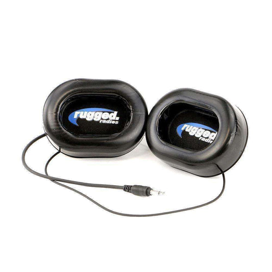 ALPHA AUDIO SPEAKER GEL EAR PODS WITH VELCRO MOUNTING & MONO 3.5MM CORD
