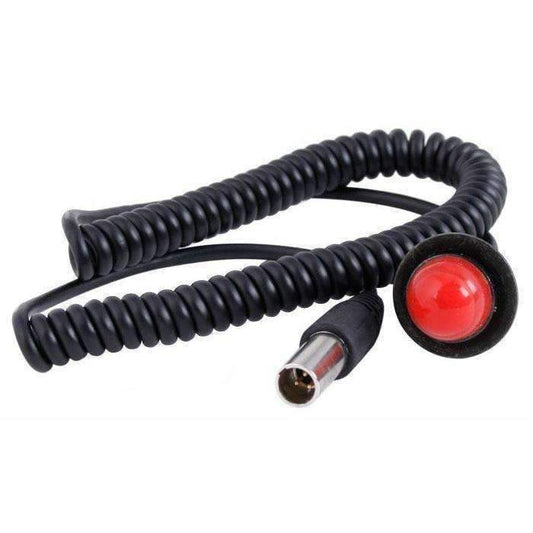 HOLE MOUNT STEERING WHEEL PUSH TO TALK (PTT) WITH COIL CORD  FOR CAR HARNESSES