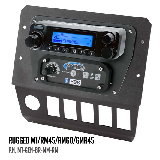 IN DASH MOUNT/INSERT FOR RUGGED INTERCOM & RUGGED RM60, GMR45, & M1