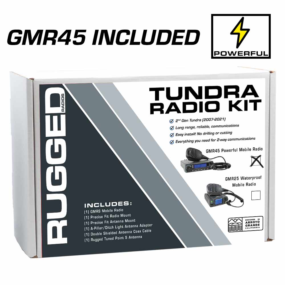 TK1 TOYOTA RADIO KIT - WITH GMR45 POWERHOUSE MOBILE RADIO FOR TOYOTA TUNDRA